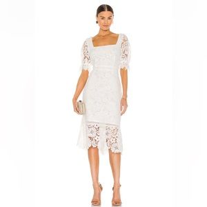 Did It My Way White Lace Dress Size 4 BB Dakota by Steve Madden